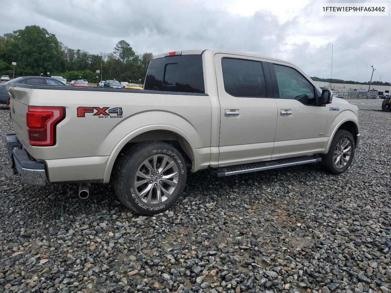 2017 Ford F150 Supercrew VIN: 1FTEW1EP9HFA63462 Lot: 71247954