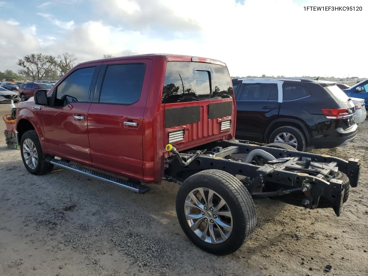 2017 Ford F150 Supercrew VIN: 1FTEW1EF3HKC95120 Lot: 71289164