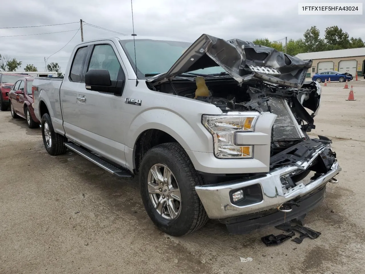 2017 Ford F150 Super Cab VIN: 1FTFX1EF5HFA43024 Lot: 71381714