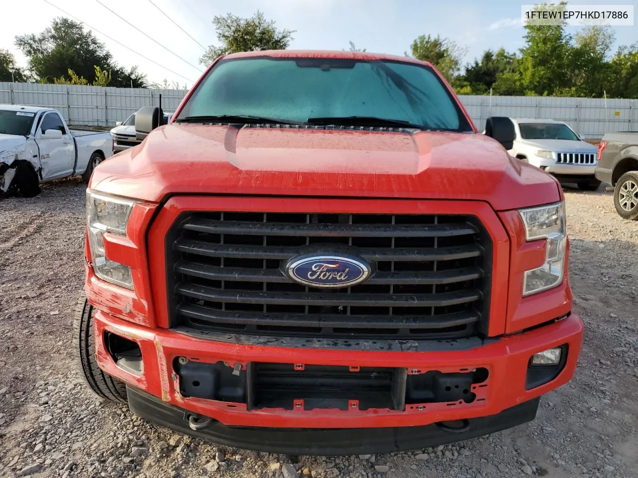 2017 Ford F150 Supercrew VIN: 1FTEW1EP7HKD17886 Lot: 71479984