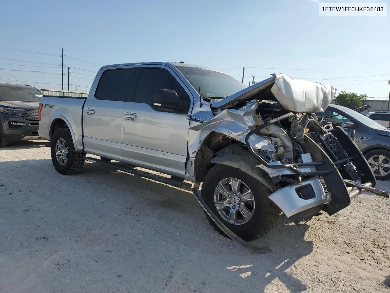 2017 Ford F150 Supercrew VIN: 1FTEW1EF0HKE36483 Lot: 71532934