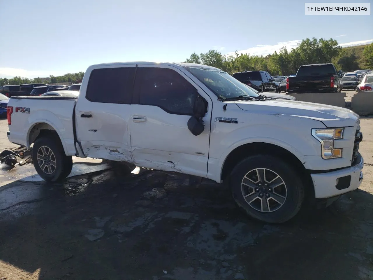 2017 Ford F150 Supercrew VIN: 1FTEW1EP4HKD42146 Lot: 71553244