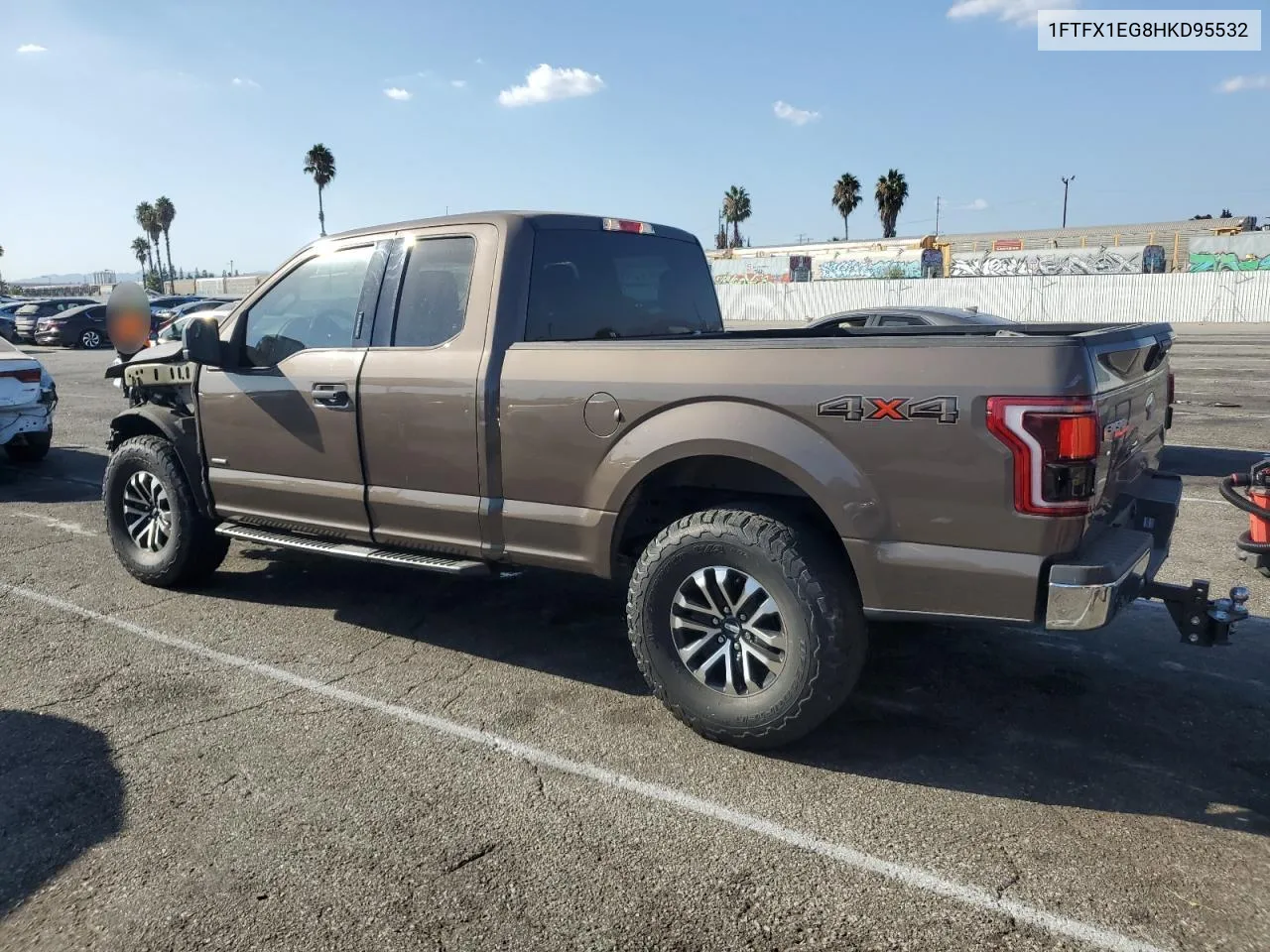 2017 Ford F150 Super Cab VIN: 1FTFX1EG8HKD95532 Lot: 71747614