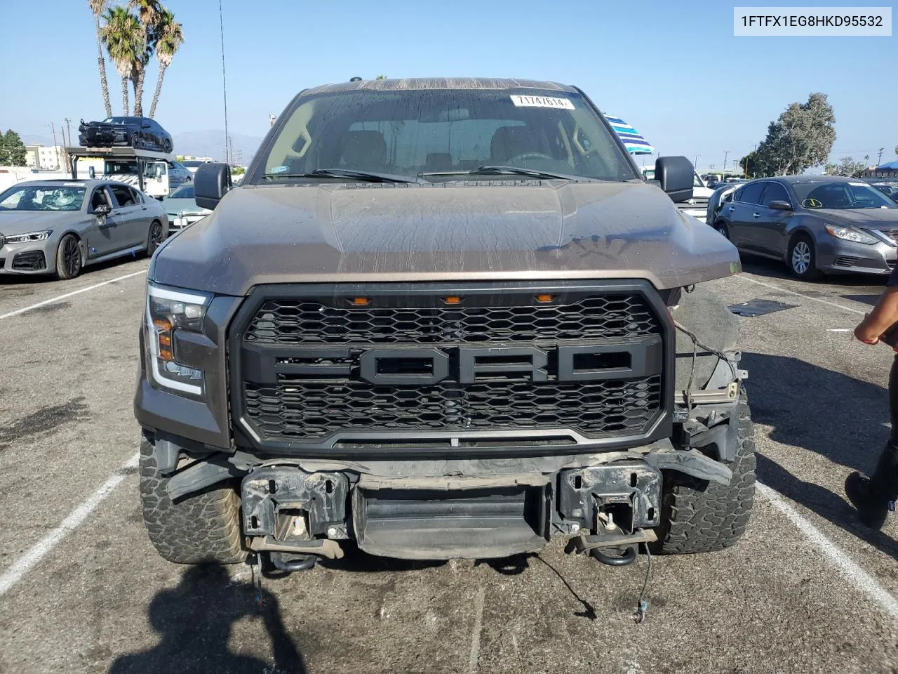 2017 Ford F150 Super Cab VIN: 1FTFX1EG8HKD95532 Lot: 71747614