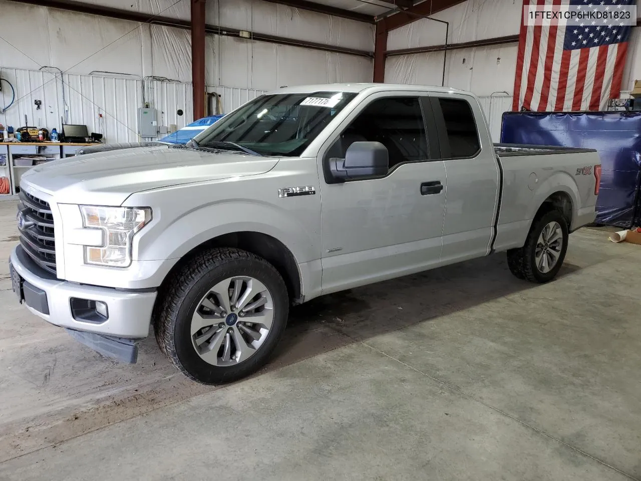 1FTEX1CP6HKD81823 2017 Ford F150 Super Cab