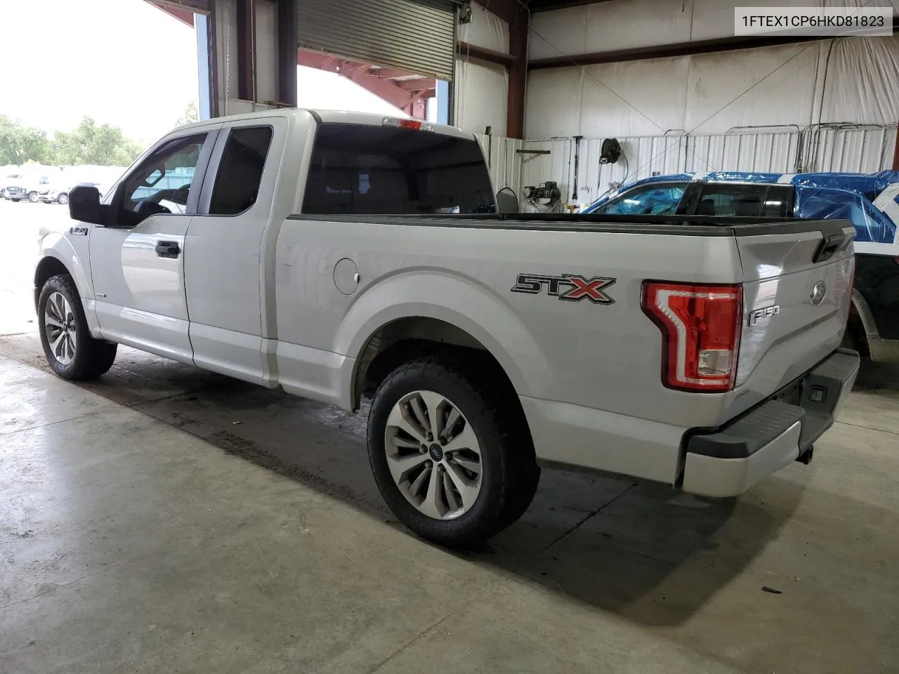 2017 Ford F150 Super Cab VIN: 1FTEX1CP6HKD81823 Lot: 71771784