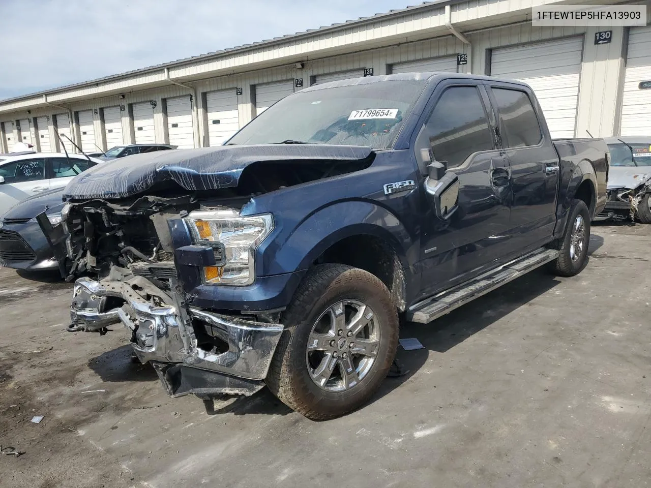 2017 Ford F150 Supercrew VIN: 1FTEW1EP5HFA13903 Lot: 71799654