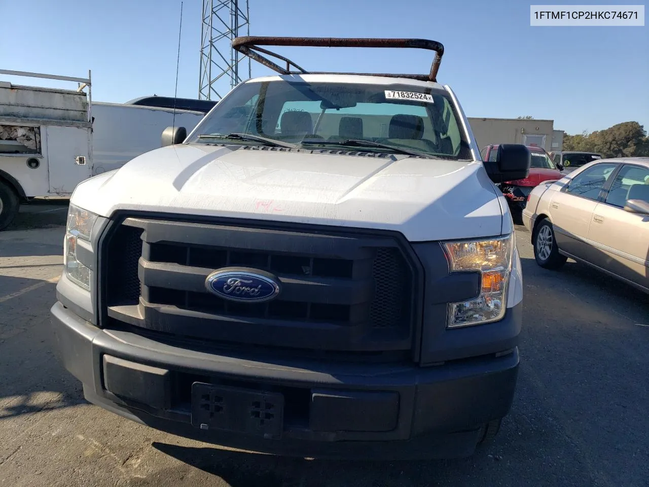 2017 Ford F150 VIN: 1FTMF1CP2HKC74671 Lot: 71832524