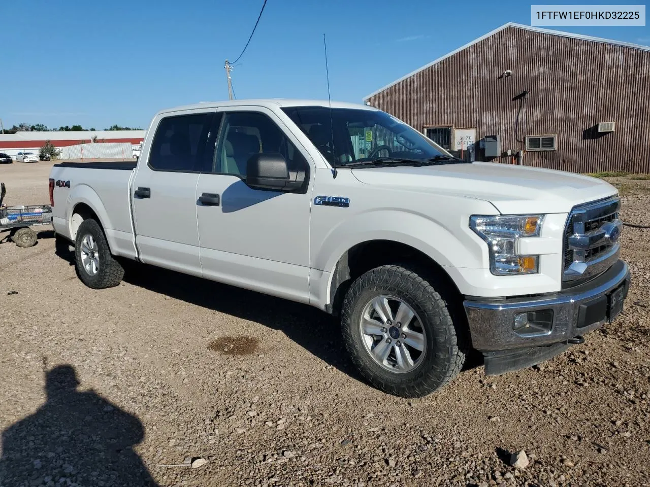 2017 Ford F150 Supercrew VIN: 1FTFW1EF0HKD32225 Lot: 72091014