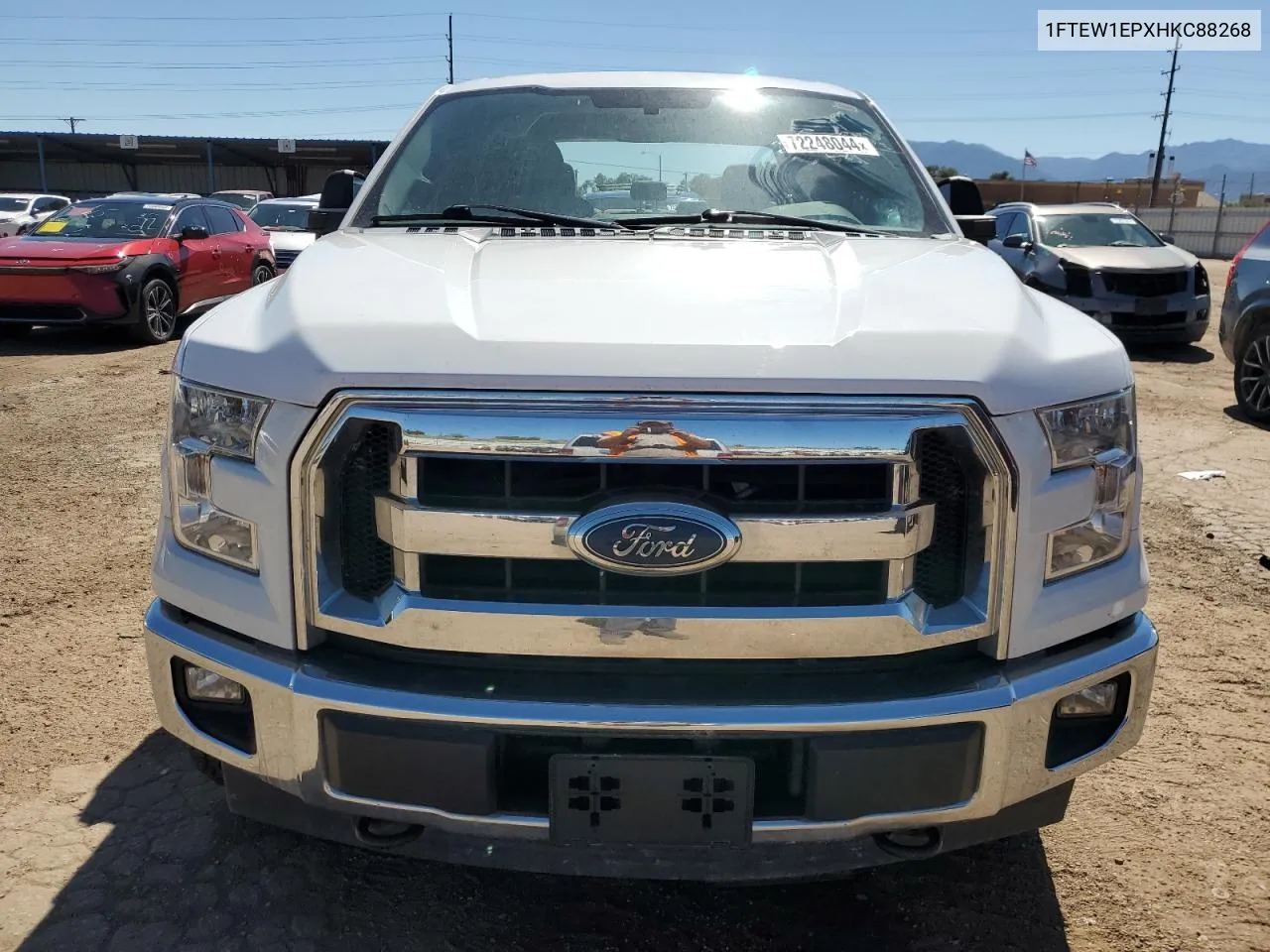 2017 Ford F150 Supercrew VIN: 1FTEW1EPXHKC88268 Lot: 72248044