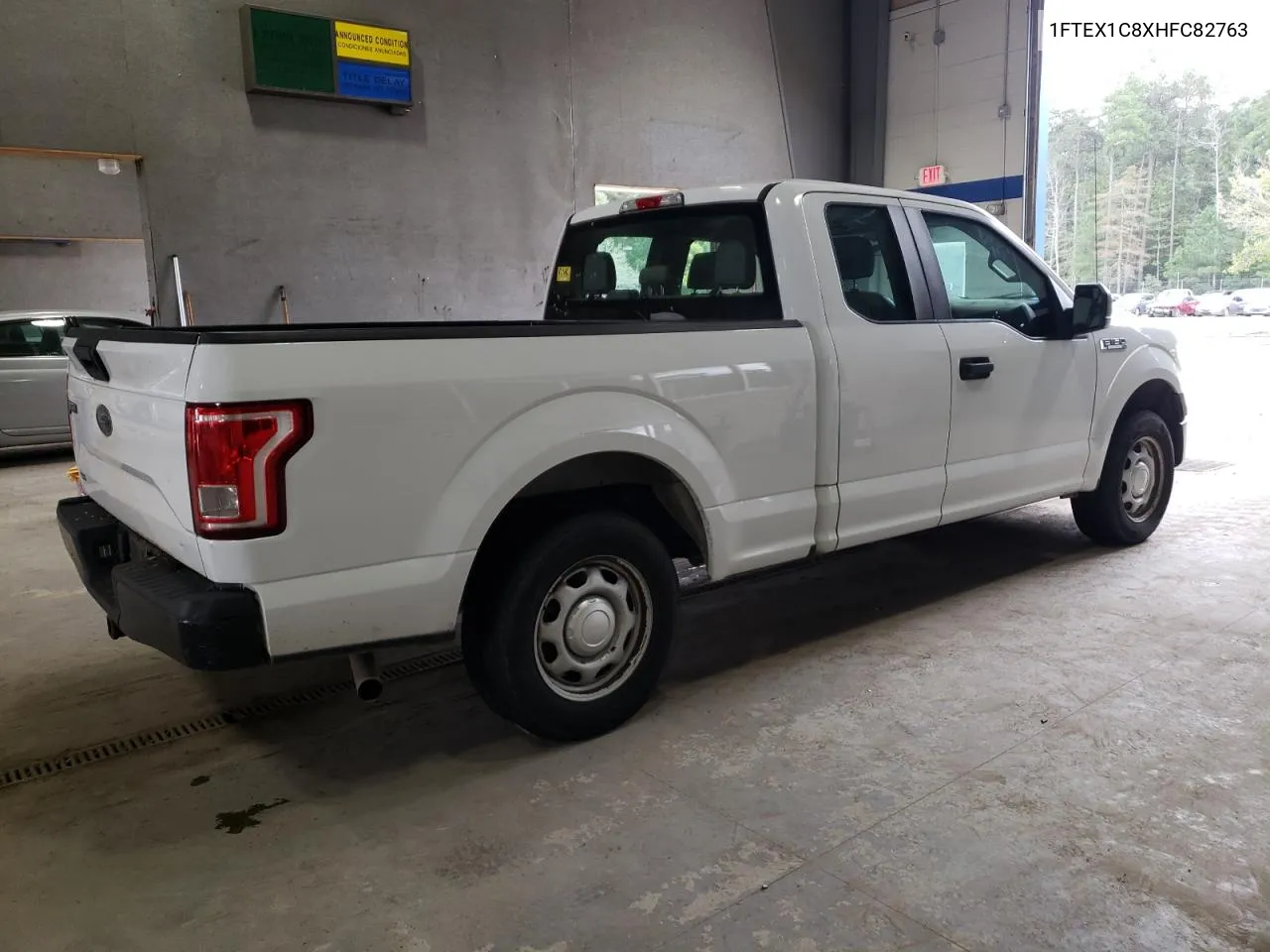 2017 Ford F150 Super Cab VIN: 1FTEX1C8XHFC82763 Lot: 72283604