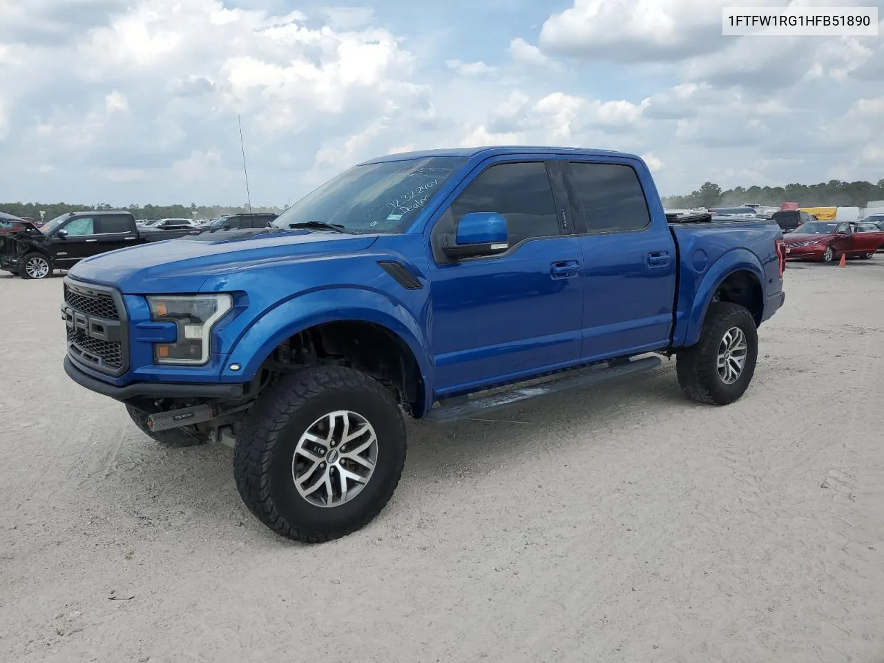 2017 Ford F150 Raptor VIN: 1FTFW1RG1HFB51890 Lot: 72322404