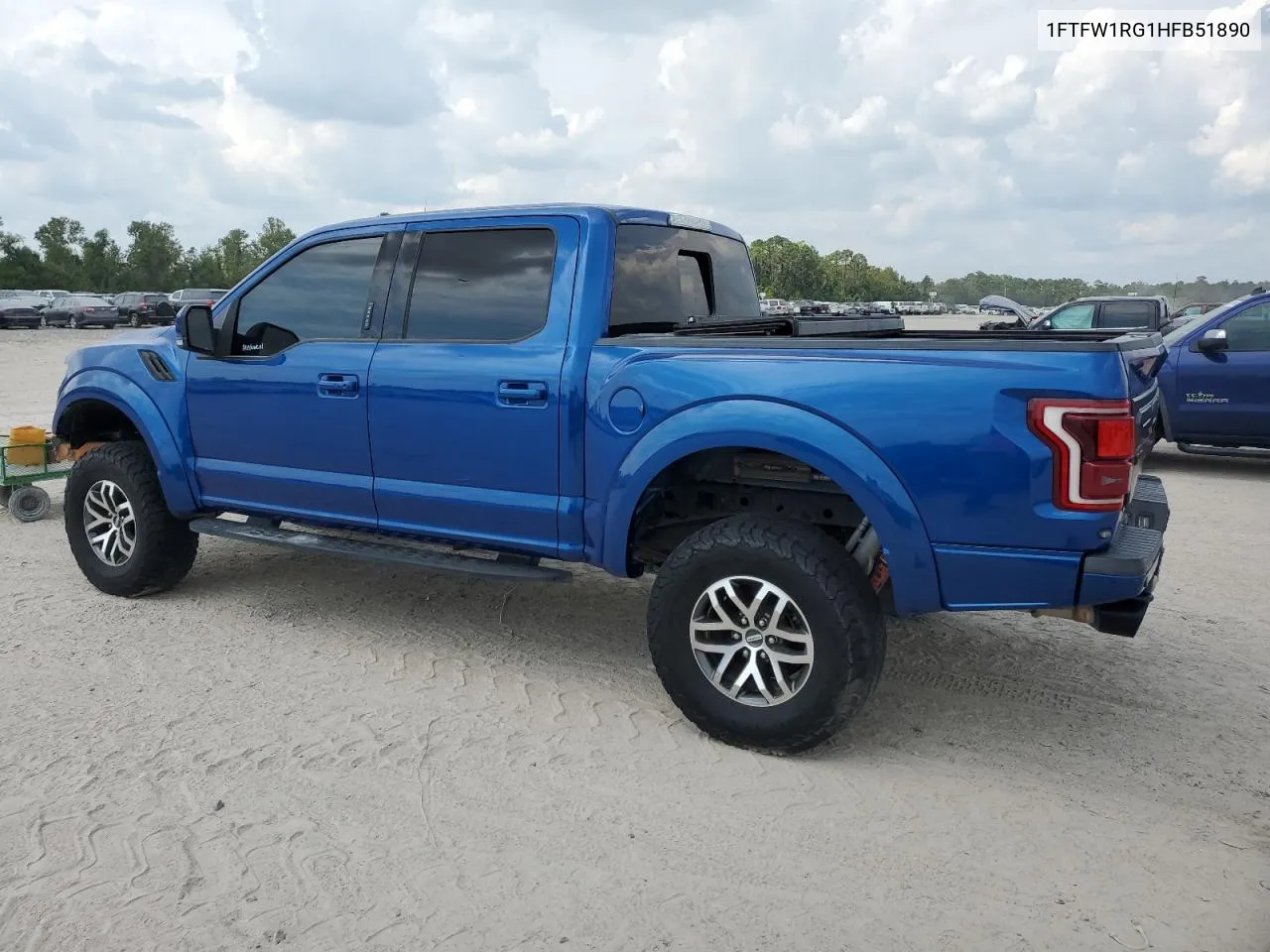 2017 Ford F150 Raptor VIN: 1FTFW1RG1HFB51890 Lot: 72322404