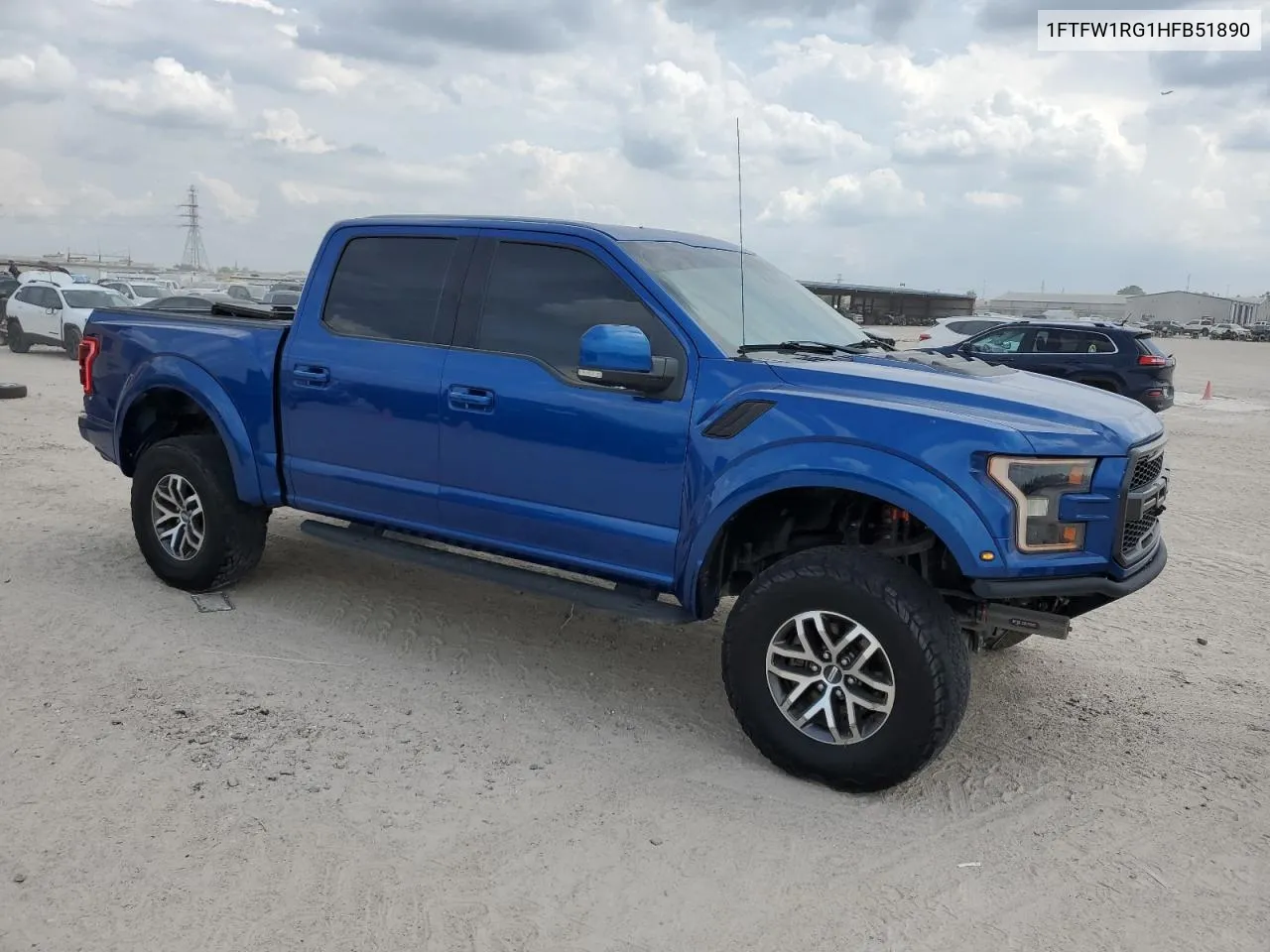 2017 Ford F150 Raptor VIN: 1FTFW1RG1HFB51890 Lot: 72322404