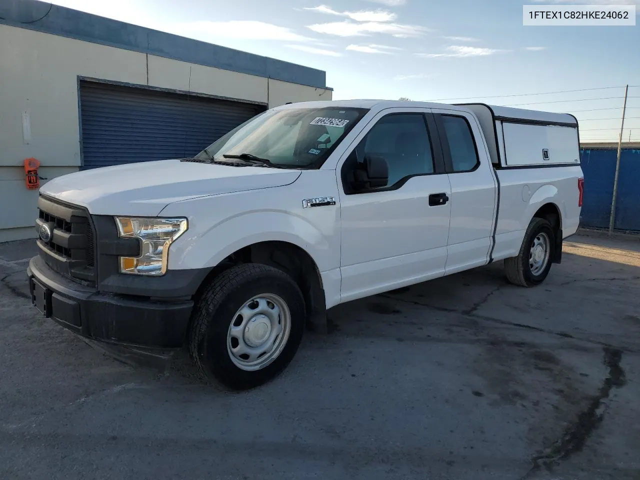 2017 Ford F150 Super Cab VIN: 1FTEX1C82HKE24062 Lot: 72342964