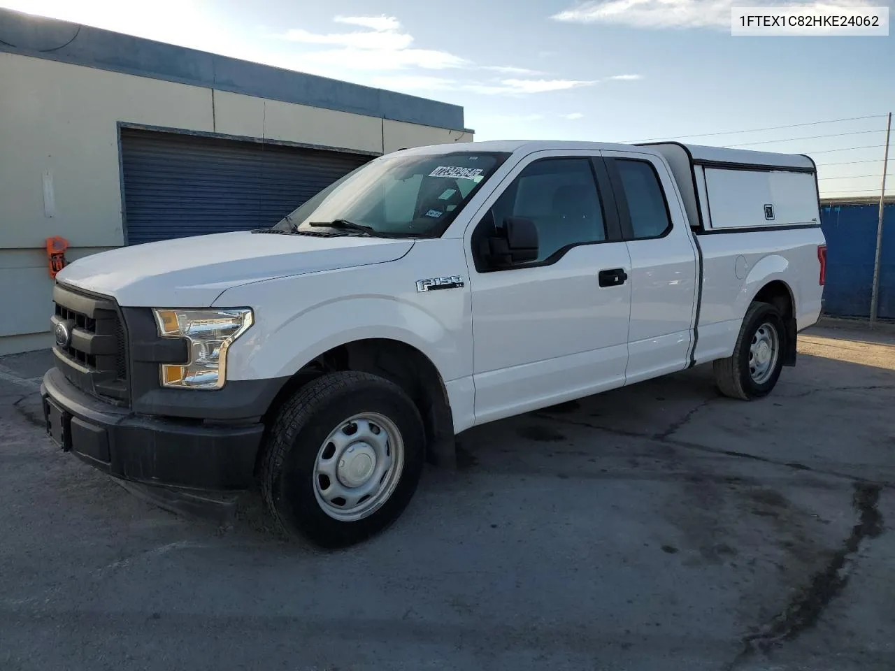 2017 Ford F150 Super Cab VIN: 1FTEX1C82HKE24062 Lot: 72342964