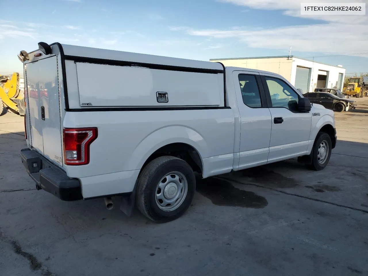 2017 Ford F150 Super Cab VIN: 1FTEX1C82HKE24062 Lot: 72342964