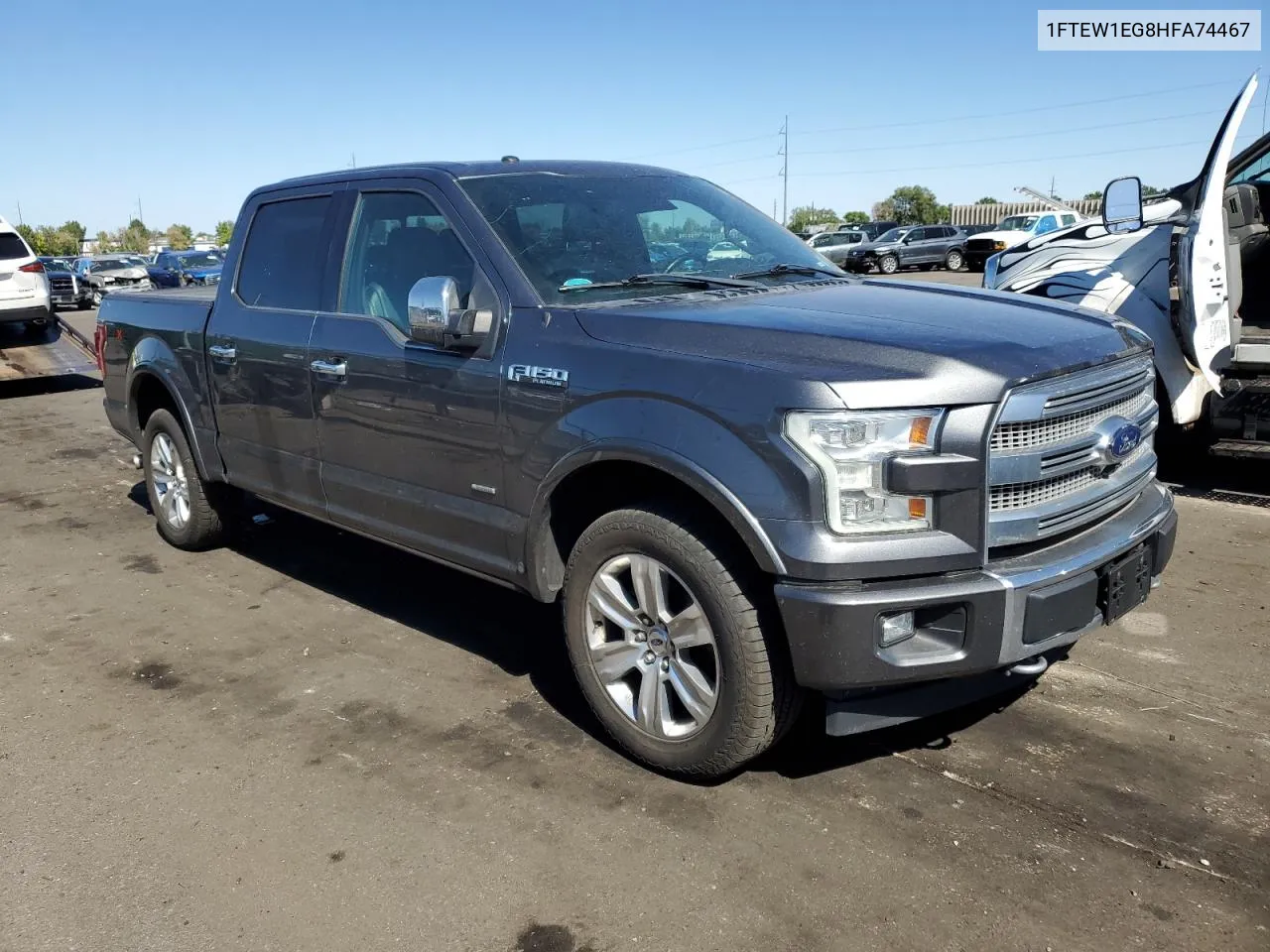 2017 Ford F150 Supercrew VIN: 1FTEW1EG8HFA74467 Lot: 72396664