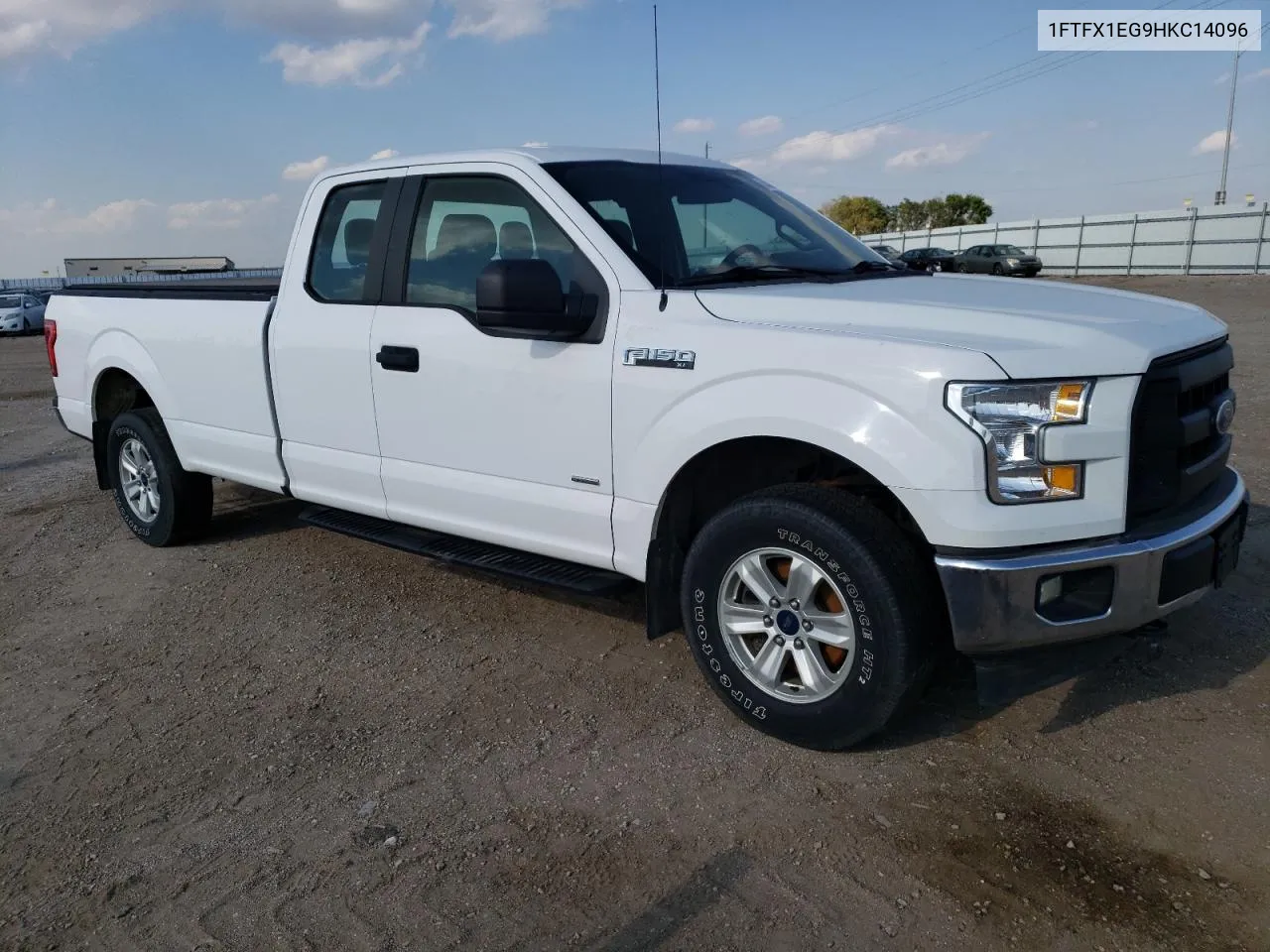 2017 Ford F150 Super Cab VIN: 1FTFX1EG9HKC14096 Lot: 72424664