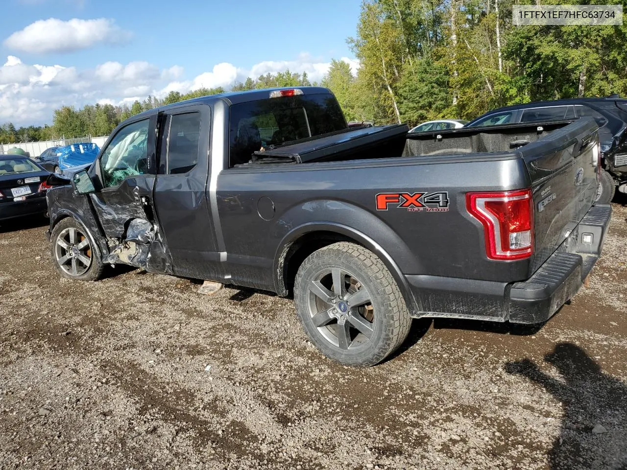 2017 Ford F150 Super Cab VIN: 1FTFX1EF7HFC63734 Lot: 72545044