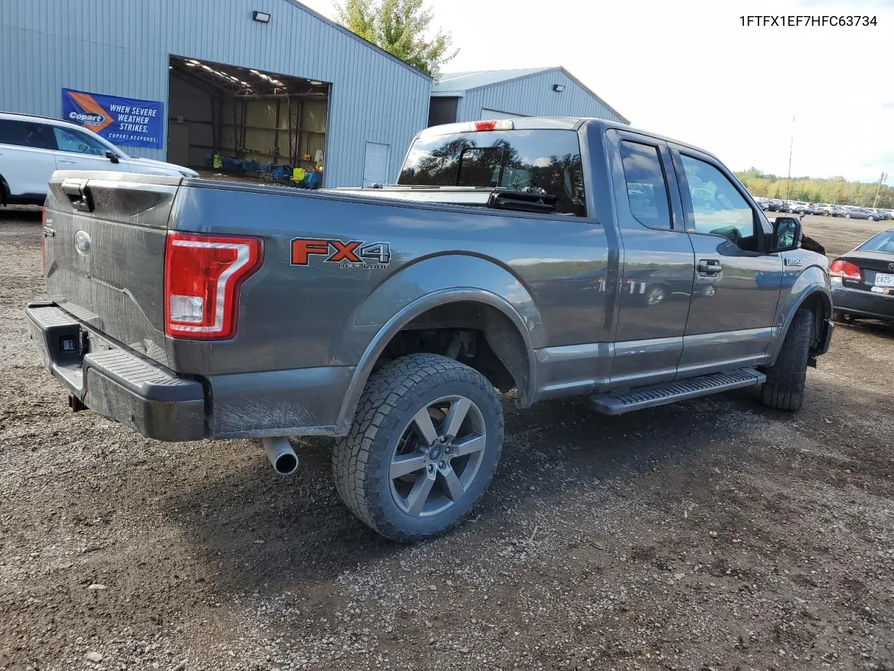 2017 Ford F150 Super Cab VIN: 1FTFX1EF7HFC63734 Lot: 72545044