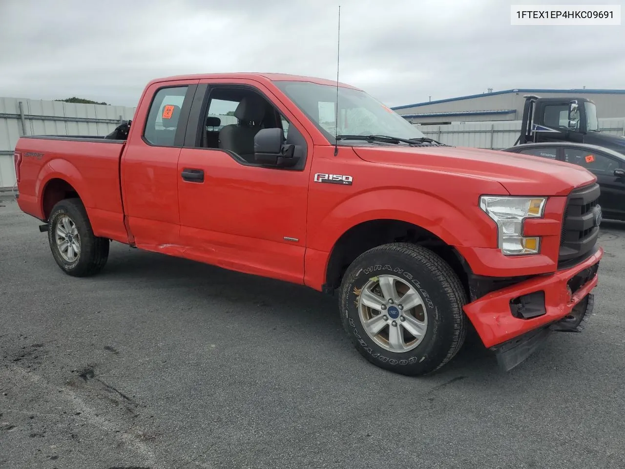 1FTEX1EP4HKC09691 2017 Ford F150 Super Cab