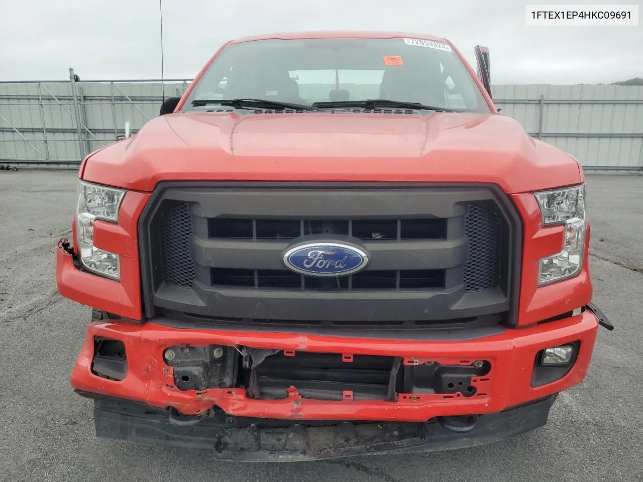 1FTEX1EP4HKC09691 2017 Ford F150 Super Cab