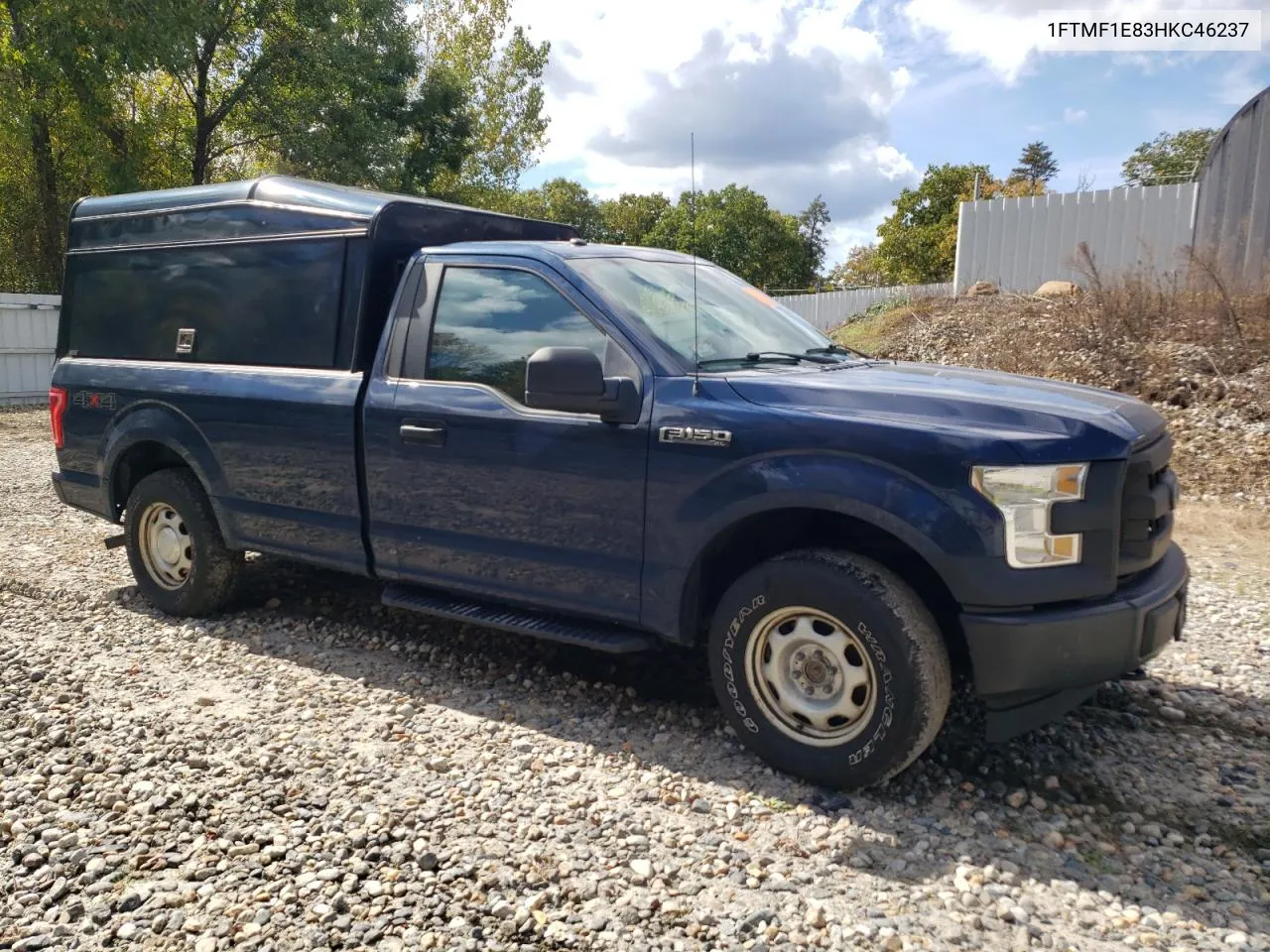 2017 Ford F150 VIN: 1FTMF1E83HKC46237 Lot: 72900604