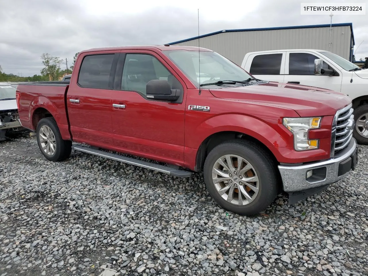 2017 Ford F150 Supercrew VIN: 1FTEW1CF3HFB73224 Lot: 72906404