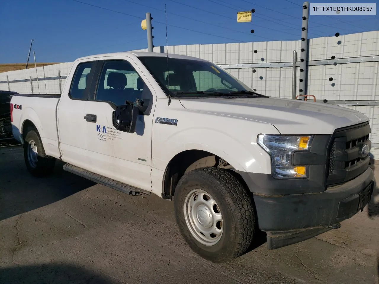 2017 Ford F150 Super Cab VIN: 1FTFX1EG1HKD08957 Lot: 72909744