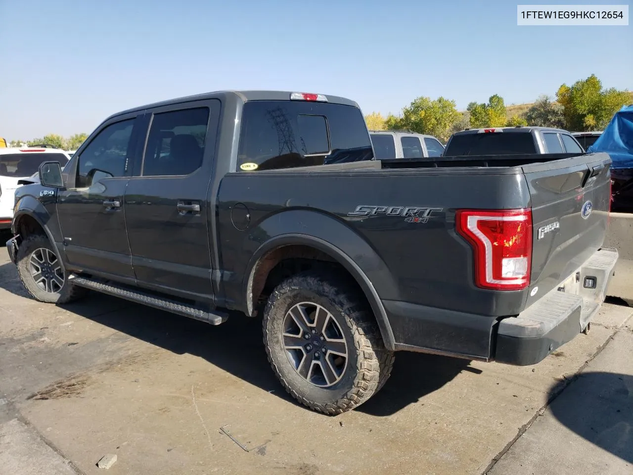 2017 Ford F150 Supercrew VIN: 1FTEW1EG9HKC12654 Lot: 72925054