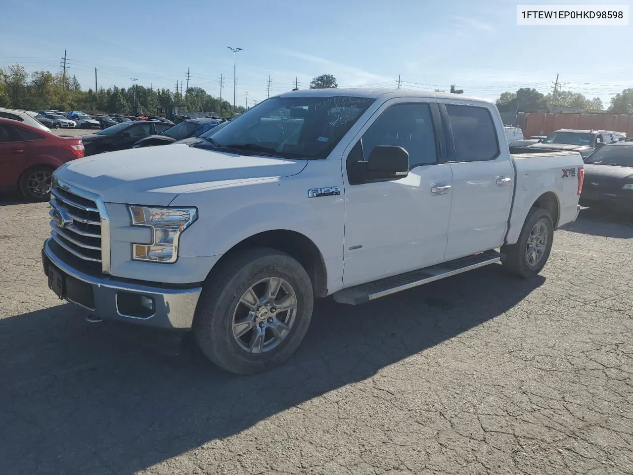 2017 Ford F150 Supercrew VIN: 1FTEW1EP0HKD98598 Lot: 73134714