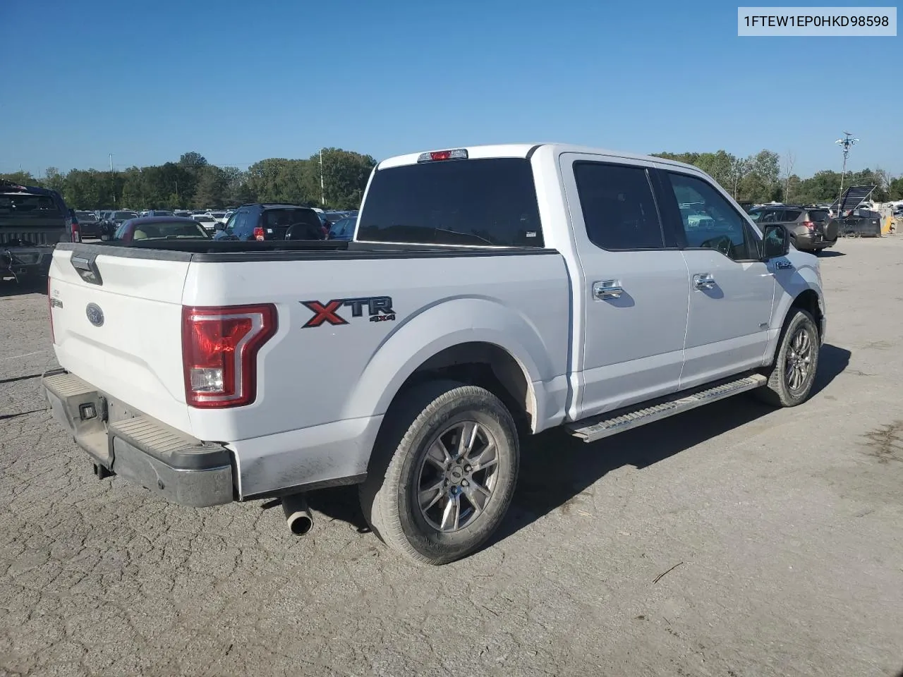 2017 Ford F150 Supercrew VIN: 1FTEW1EP0HKD98598 Lot: 73134714