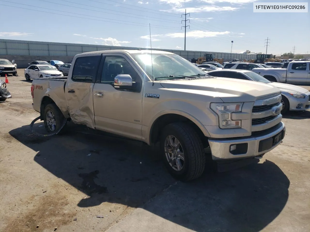 2017 Ford F150 Supercrew VIN: 1FTEW1EG1HFC09286 Lot: 73155614