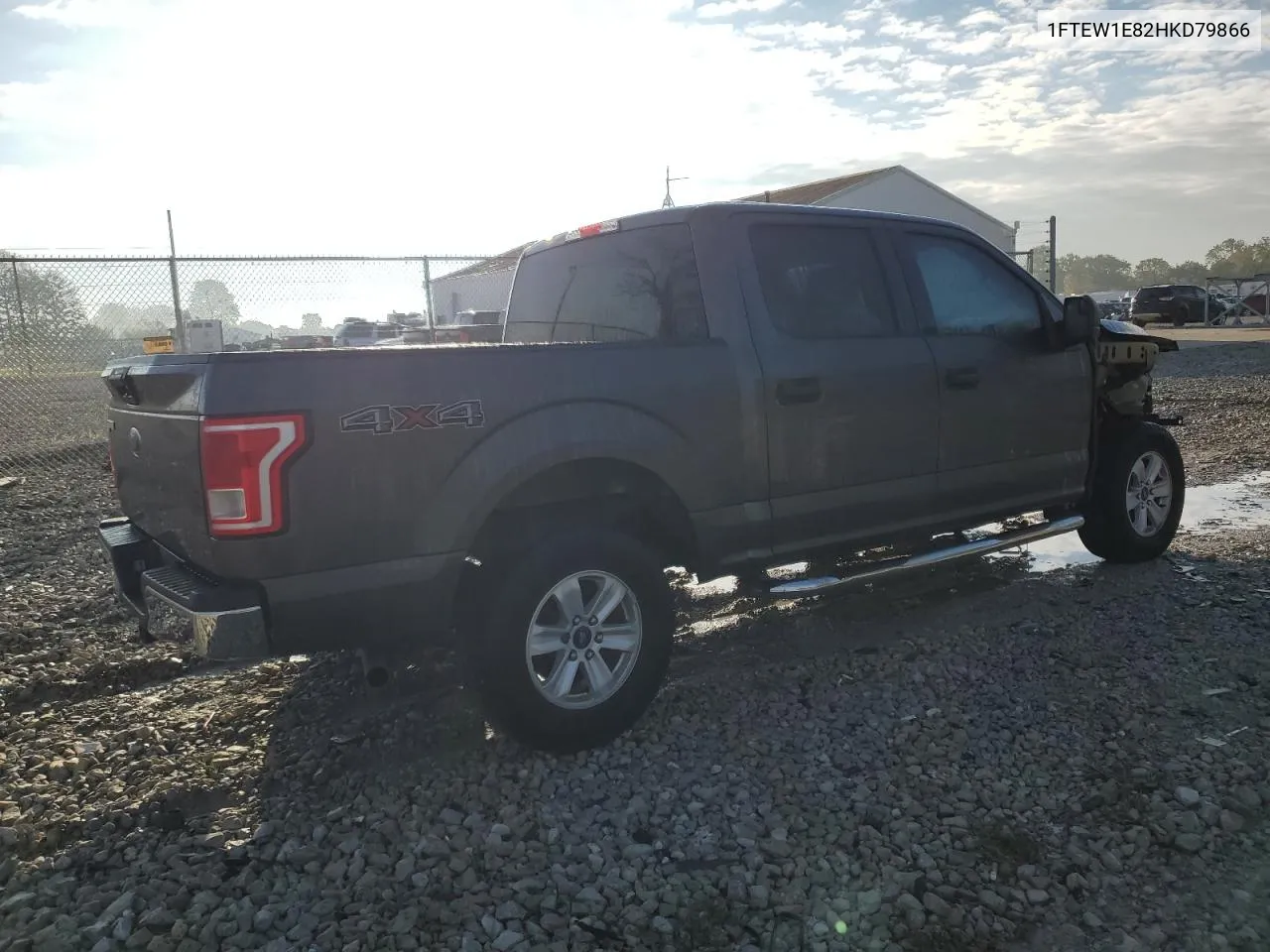 2017 Ford F150 Supercrew VIN: 1FTEW1E82HKD79866 Lot: 73165174