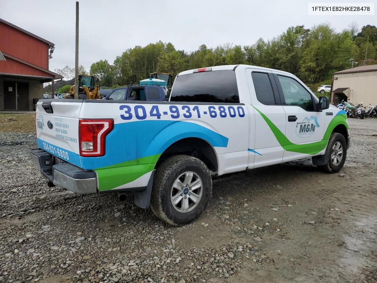 2017 Ford F150 Super Cab VIN: 1FTEX1E82HKE28478 Lot: 73213184