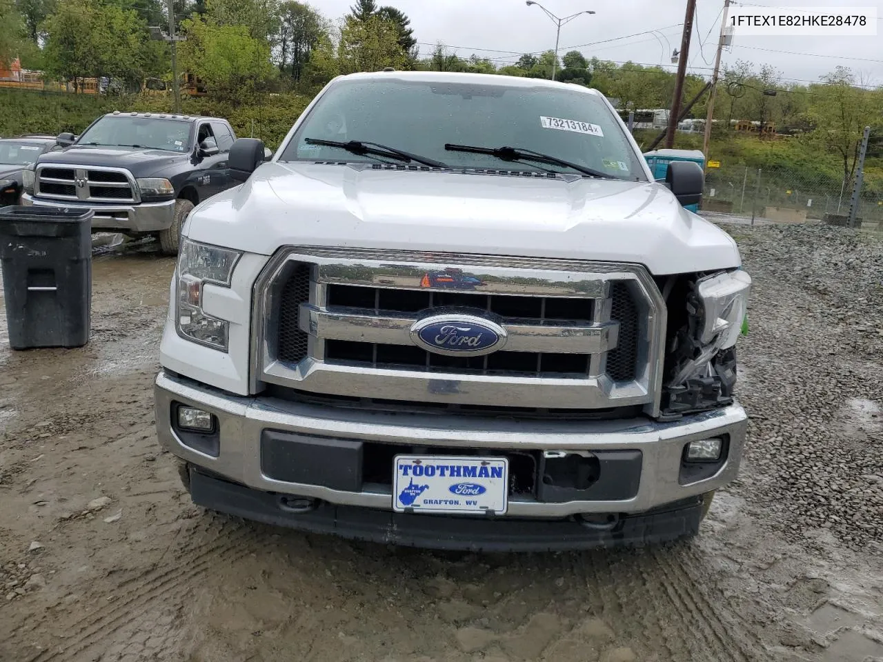 2017 Ford F150 Super Cab VIN: 1FTEX1E82HKE28478 Lot: 73213184