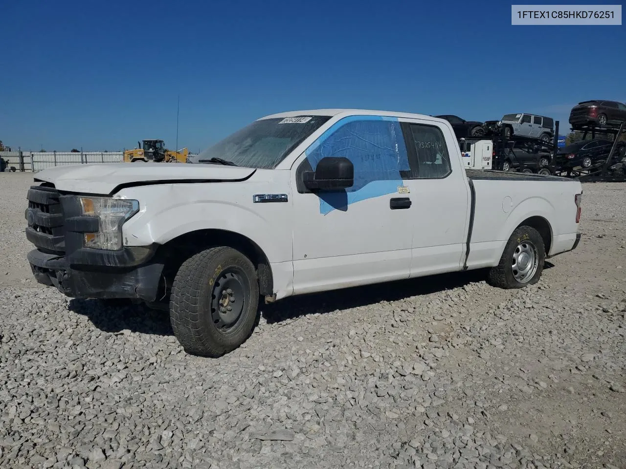 2017 Ford F150 Super Cab VIN: 1FTEX1C85HKD76251 Lot: 73254114