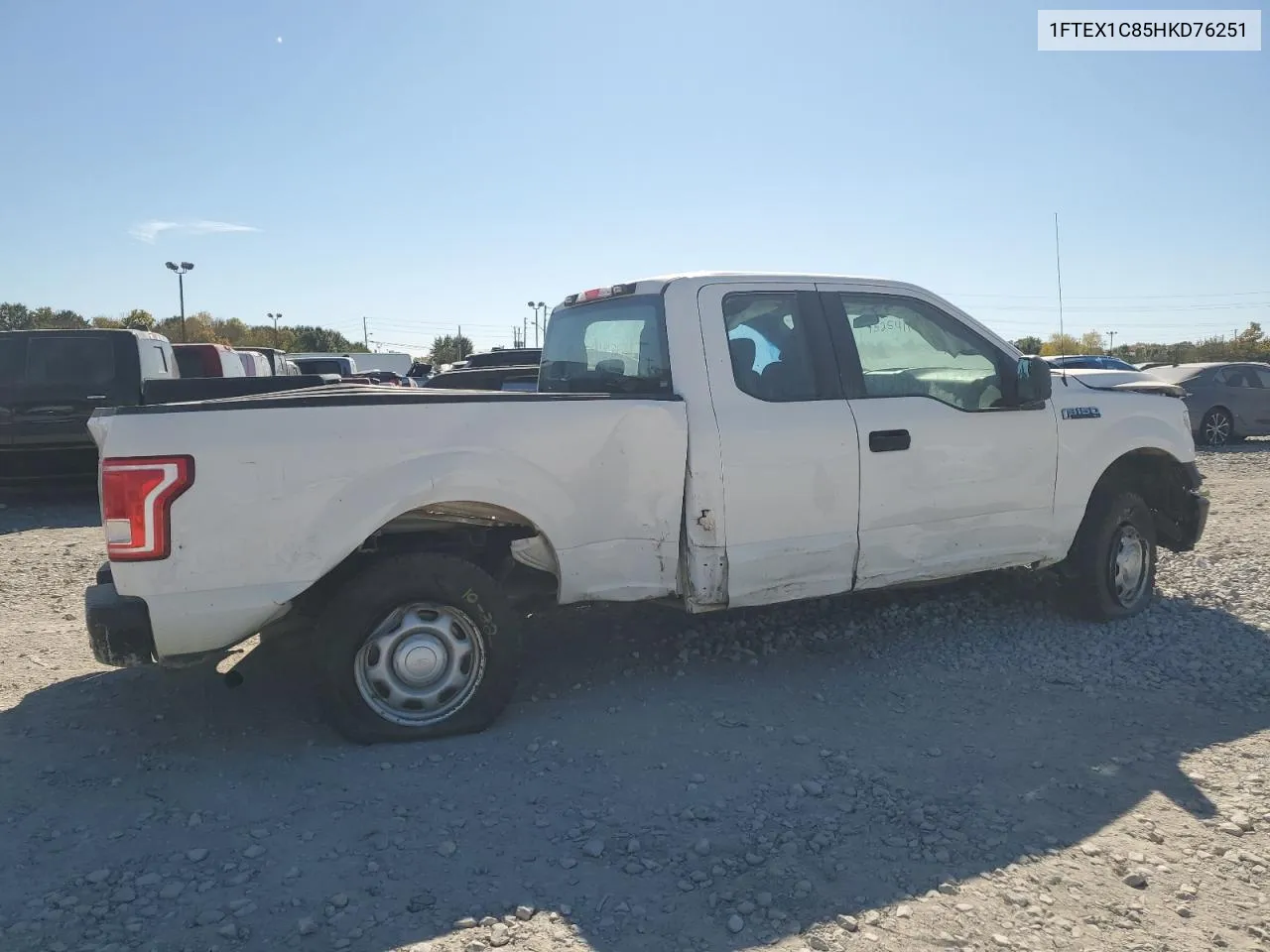 2017 Ford F150 Super Cab VIN: 1FTEX1C85HKD76251 Lot: 73254114