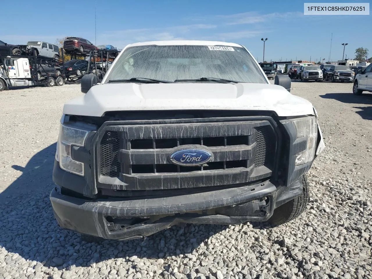 2017 Ford F150 Super Cab VIN: 1FTEX1C85HKD76251 Lot: 73254114