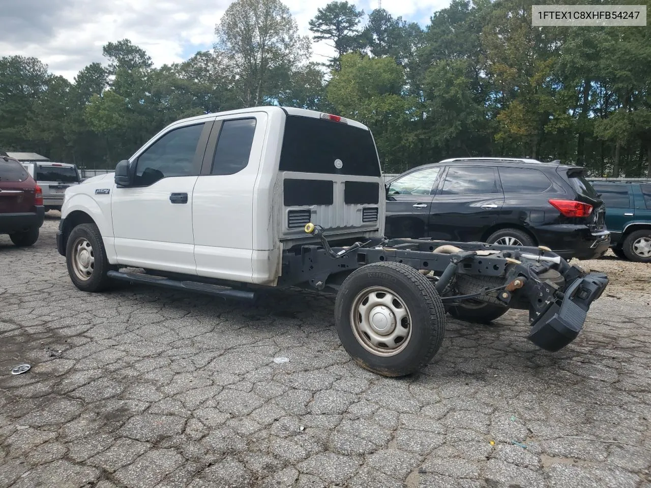 2017 Ford F150 Super Cab VIN: 1FTEX1C8XHFB54247 Lot: 73306984