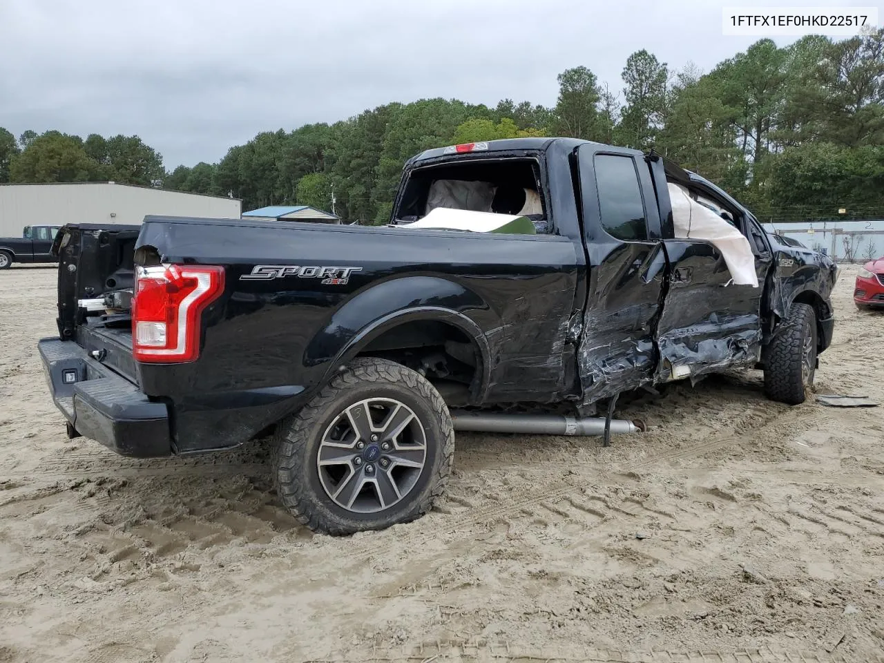 2017 Ford F150 Super Cab VIN: 1FTFX1EF0HKD22517 Lot: 73311674