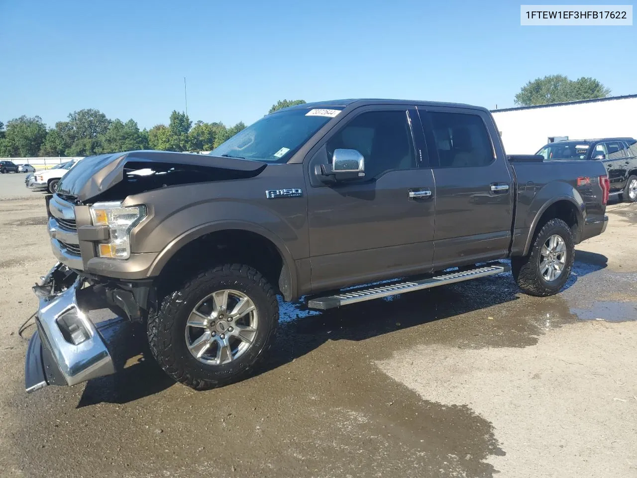 2017 Ford F150 Supercrew VIN: 1FTEW1EF3HFB17622 Lot: 73372644