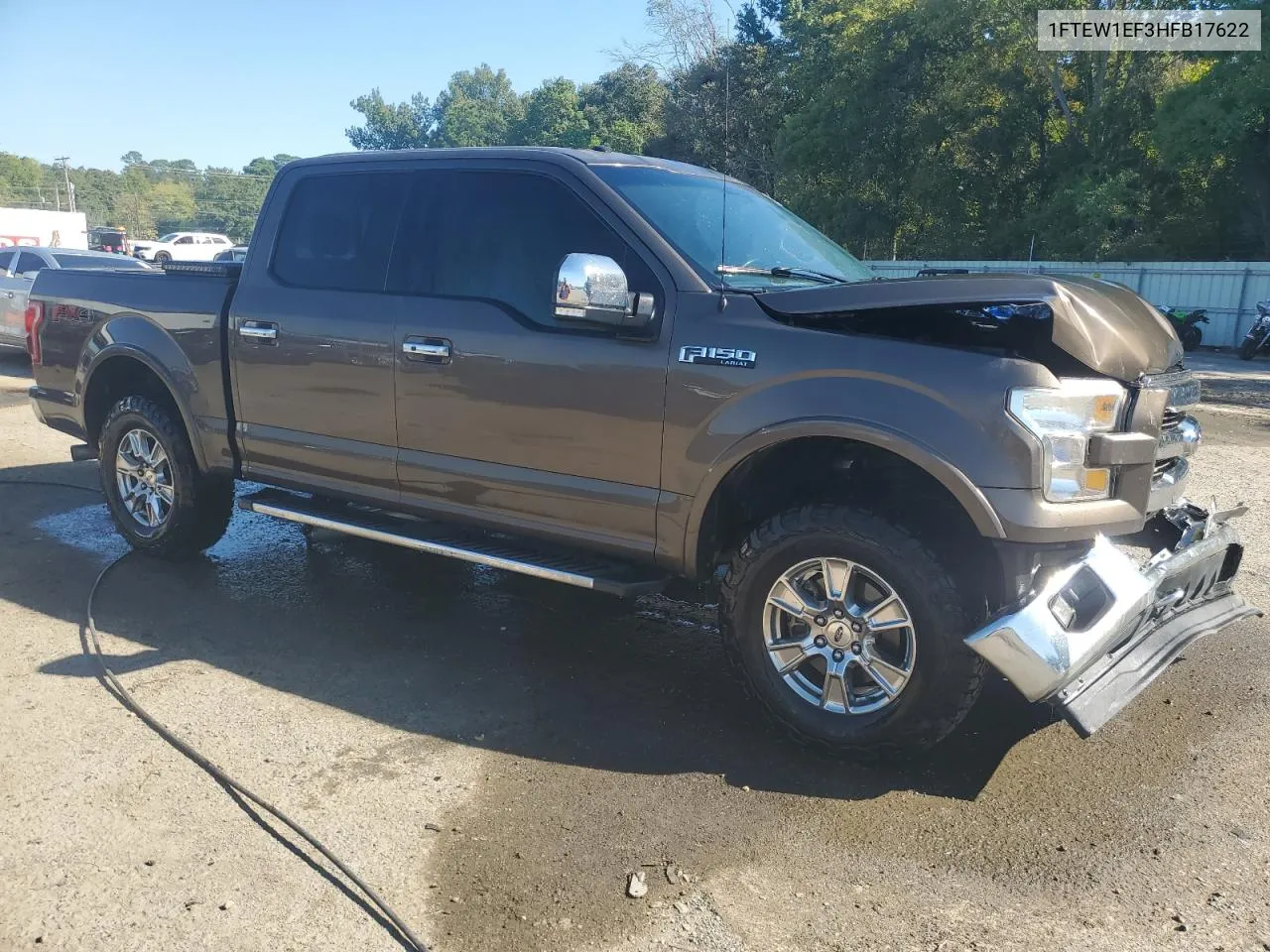 2017 Ford F150 Supercrew VIN: 1FTEW1EF3HFB17622 Lot: 73372644