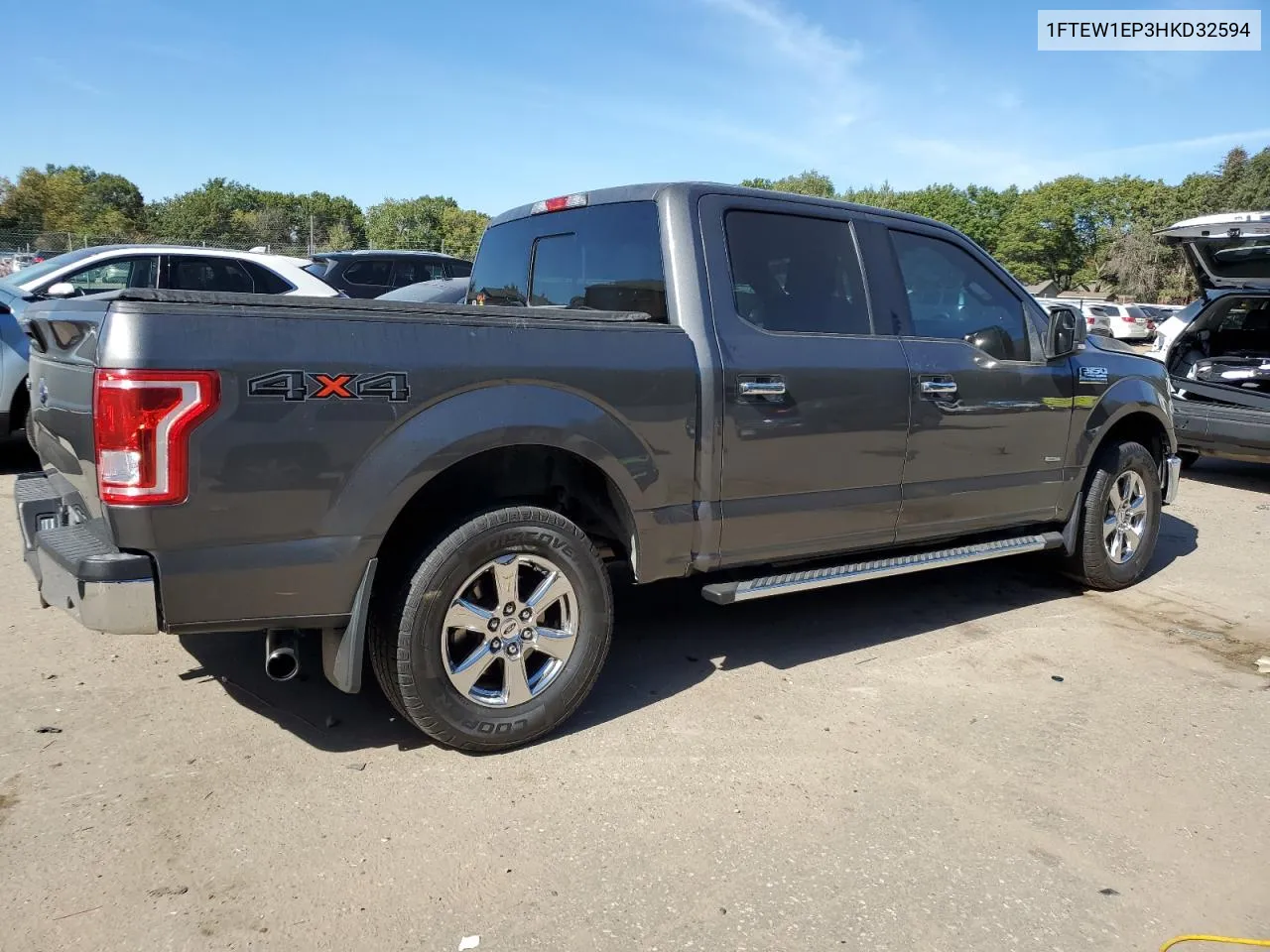 2017 Ford F150 Supercrew VIN: 1FTEW1EP3HKD32594 Lot: 73463814