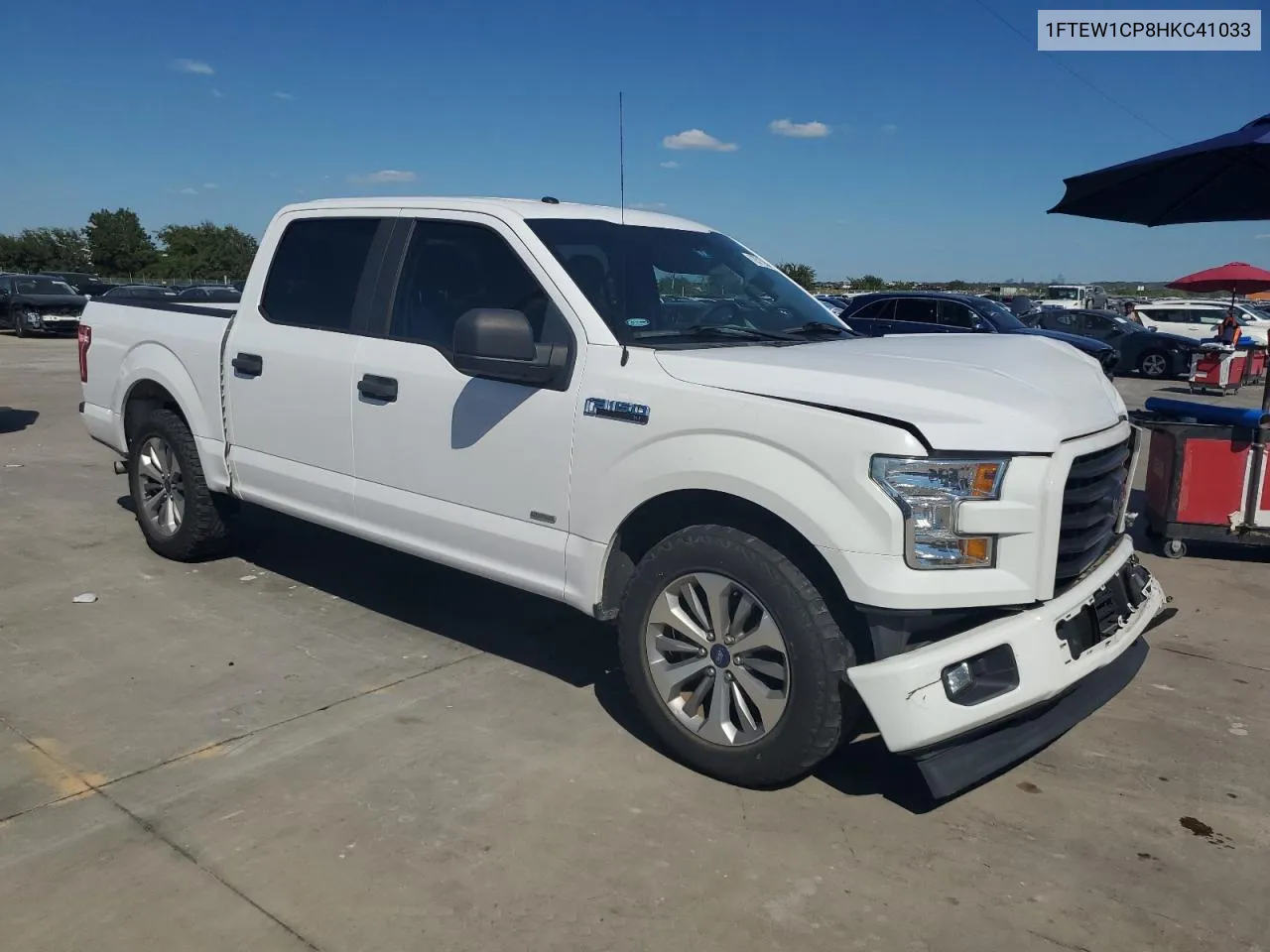 2017 Ford F150 Supercrew VIN: 1FTEW1CP8HKC41033 Lot: 73515934