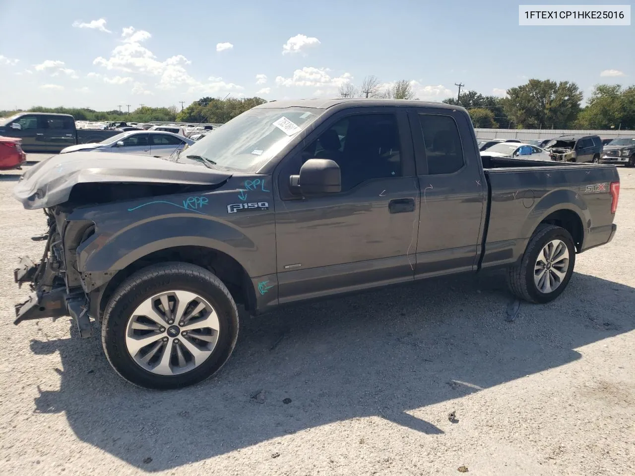 2017 Ford F150 Super Cab VIN: 1FTEX1CP1HKE25016 Lot: 73534604