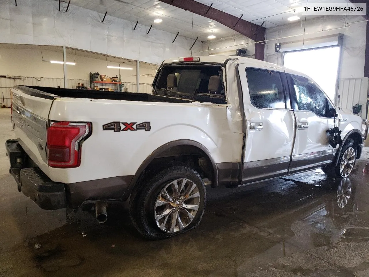 2017 Ford F150 Supercrew VIN: 1FTEW1EG9HFA46726 Lot: 73542434