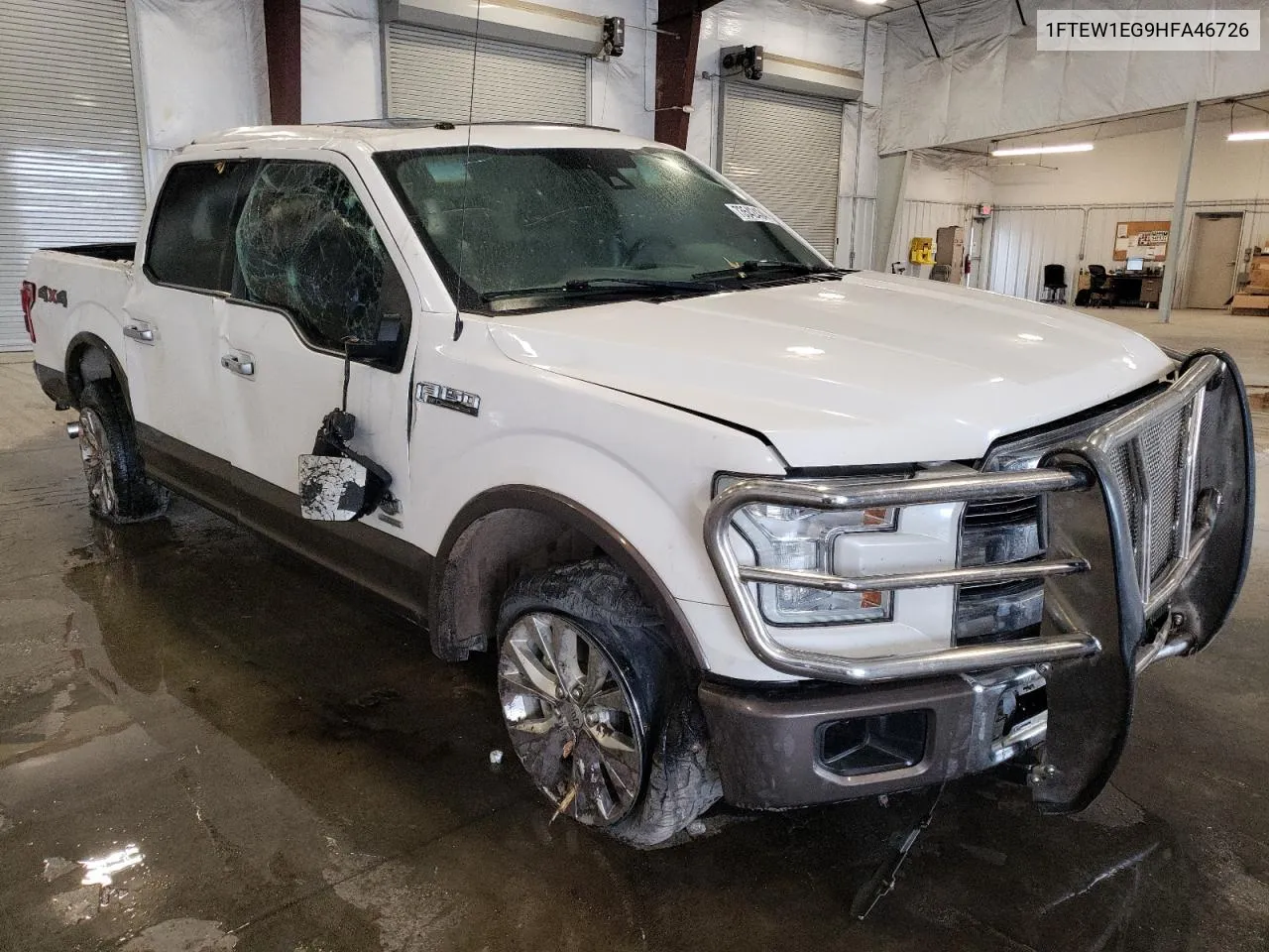 2017 Ford F150 Supercrew VIN: 1FTEW1EG9HFA46726 Lot: 73542434