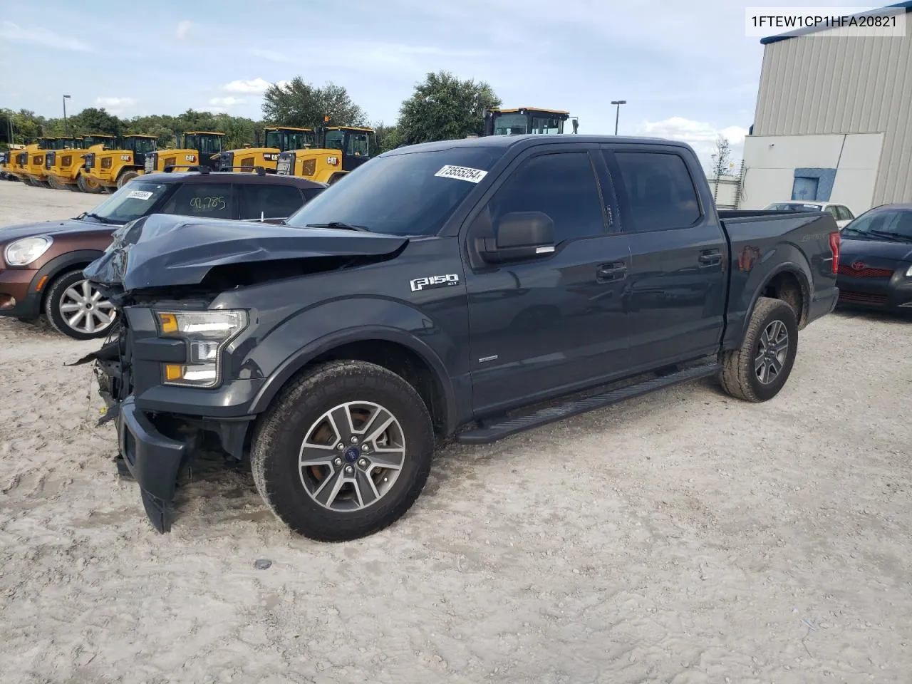 2017 Ford F150 Supercrew VIN: 1FTEW1CP1HFA20821 Lot: 73555254